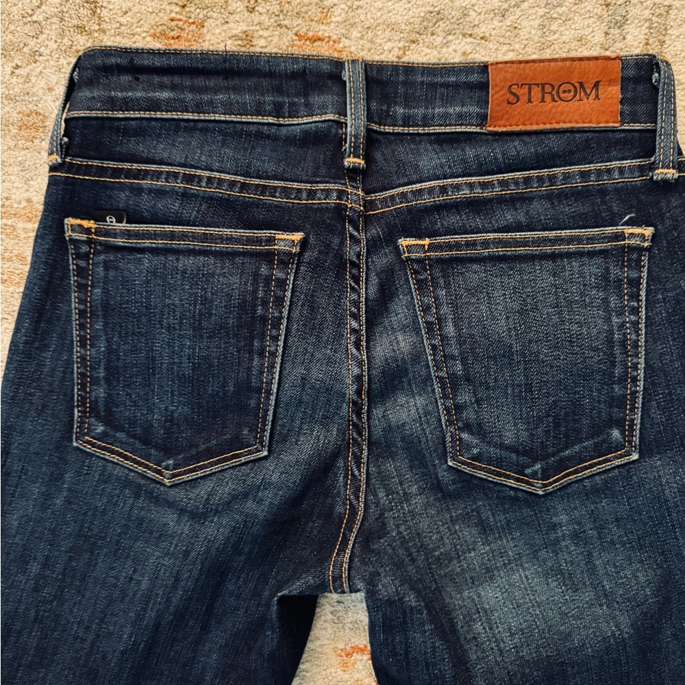 STROM Blue TIO SKINNY Jeans, size 24. EAGLE style.